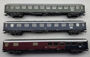 WIE NEU! Märklin H0 aus 29855 3tlg. Abteilwagen KKK Personenwagen der DB o.OVP  - Bild 1 von 4