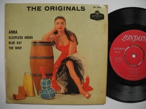 THE ORIGINALS Anna / Sleepless Hours + 2 EP 45 7" 1959 Sweden VG+ = The Champs - Imagen 1 de 2