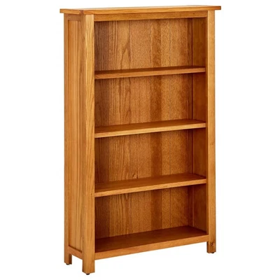 Bookcase Natural Oak Solid Oak Wood Standard Bookcase - Image 1 of 4