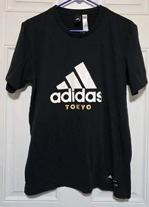 Adidas Tokyo Hombre Camiseta Japón Talla Grande Negra - Imagen 1 de 4