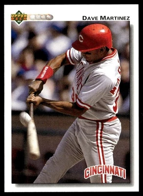 1992 Upper Deck Dave Martinez Cincinnati Reds #784 - Image 1 of 2