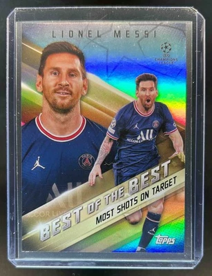 2021 Topps UEFA Lionel Messi Best of The Best #BB-14 PSG - Image 1 of 2