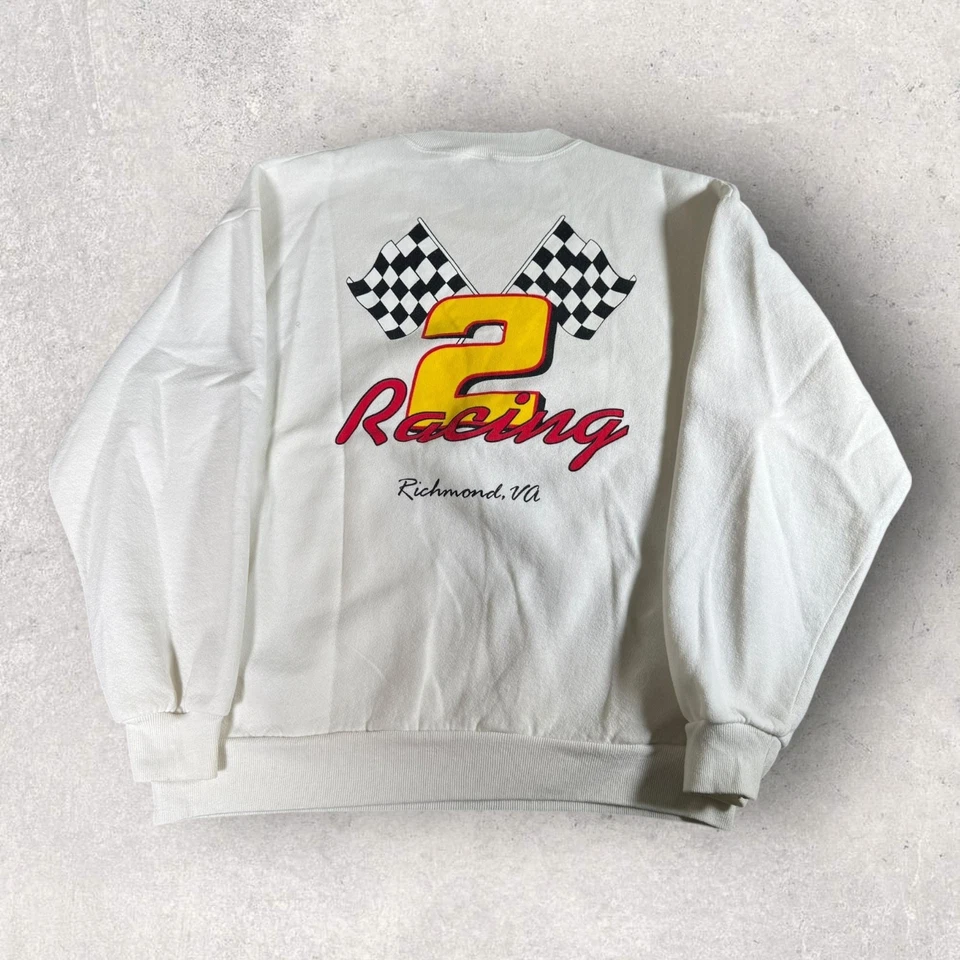 Sudadera Pullover Vintage Rusty Wallace Richmond Racing Para Hombre Talla L EE. UU. Rara Foto 1 de 4