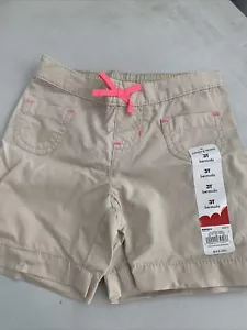 NWT Jumping Beans Toddler Bermuda Shorts Sz 3T Sand Retail: $14 (MW-463 X2) - Picture 1 of 5