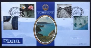 GB QEII Benham 2000 Water & Coast Set on First Day Cover, Llanelli S/H/S - Picture 1 of 3