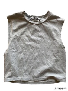 Hellbraunes kurzes Tshirt von Zara Grösse M - Bild 1 von 3