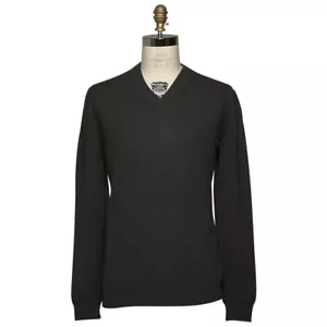 NUEVO SUÉTER KITÓN CUELLO EN V 100% Cachemira TALLA 46 EE. UU. 56 EU XXL S21M629 - Imagen 1 de 5