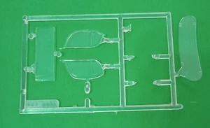 AMT #683 200  55 Corvette  1:25 Misc. Clear Parts - Picture 1 of 2