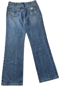 Carhartt 101483-980 Mens Relaxed Fit 5 Pocket Jeans Size 34x34 Cotton Blend U25 - Picture 1 of 8