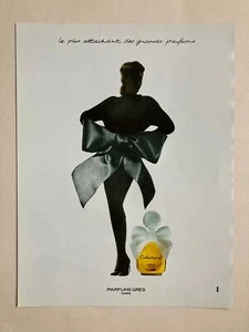Publicité Grès Cabochard 1989 1990 mode parfum Paris presse collection vintage - Picture 1 of 2