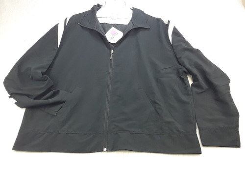 VETEMENTS JayDay Giacca Donna Leggera 3X Nera Full Zip con Tasche Jay Day