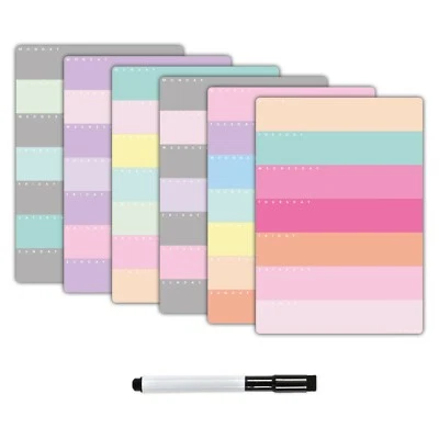 Magnetic Weekly Planner, Dry Wipe Fridge Whiteboard or Dry Erase Calendar Board - Image 1 of 4