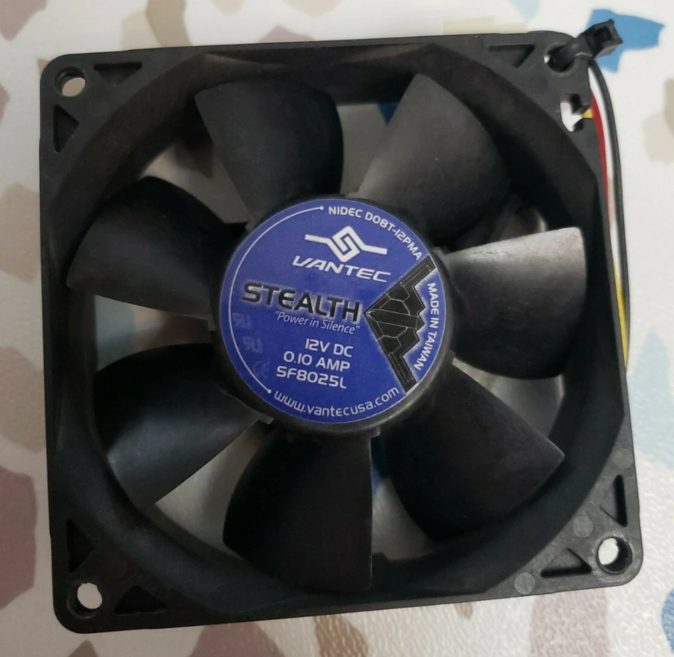VANTEC STEALTH CASE FAN SF8025L (80mm) - Image 1 of 2