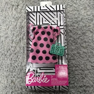 Barbie Complete Looks Pink Polka Dots Shirt Dress with Accessories Fashion Pack - Picture 1 of 2