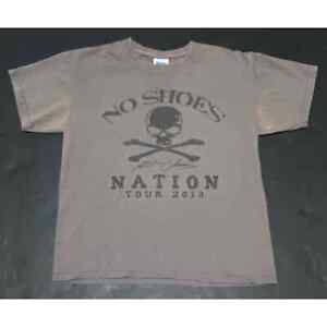 Kenny Chesney No Shoes Nation 2013 Concert Tour T-Shirt Youth Medium 958A