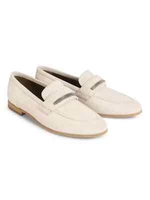 MUJERES Nuevos Mocasines de Cuero Brunello Cucinelli [MZSFC2620] UE 38.5/US 8.5W Foto 1 de 4