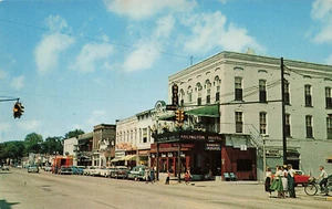 Coldwater Mi Michigan Chicago Ave von Arlington Hotel 1958 Postkarte 121224 T - Bild 1 von 2