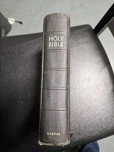 Vtg Holy Bible King James Version Harper & Brothers Publishers Pre 1956 - Picture 1 of 21