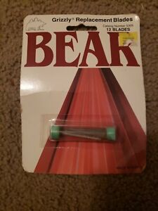 Original Vintage Bear Archery Grizzly Replacement Blades