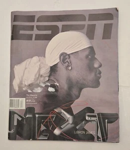 LEBRON JAMES ROOKIE ESPN NEXT MAGAZINE  HAD LABEL  DEC 23 2002 - Picture 1 of 5