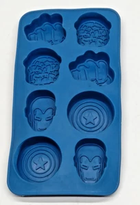 Marvel Comics | Heroes Candy/Ice Silicone Mold | Iron Man, Hulk, Captain America - Picture 1 of 2
