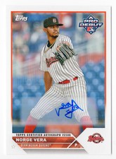 2023 Topps Pro Debut Auto PD-199 Norge Vera Birmingham Barons