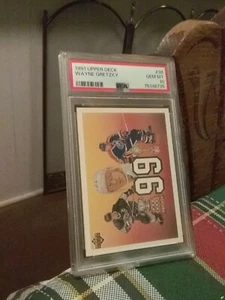 1991 UPPER DECK #38 WAYNE GRETZKY KINGS HOF PSA 10 MINT LA KINGS EDMONTON OILERS - Bild 1 von 13