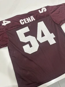2004 Vintage WWE John Cena 54 Maroon Jersey Travis Scott Cactus Jack Original - Picture 1 of 6