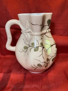 ES Pitcher Antique 1940’s ceramic/porcelain VINE & FLORAL. Made In Germany. - Picture 1 of 7