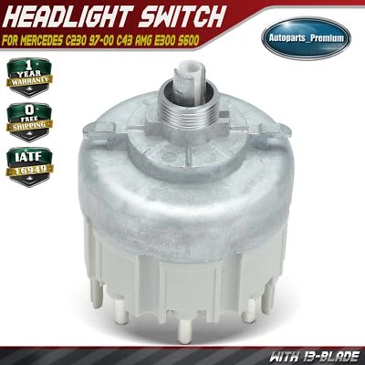 Headlight Switch for Mercedes C230 1997-2000 C43 AMG E300 S350 S500 S600 SL600 - Image 1 of 4