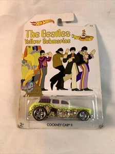 Die-cast Vehicles Cockney CAB 2 2016 Hot Wheels 2/6 The Beatles 50th 1 64 New - Picture 1 of 6