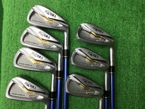 HONMA GOLF TOUR WORLD TW727P 7pcs Iron Set 4-10 Flex-R 2S ARMRQ 854 No H/C - Picture 1 of 5