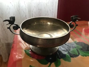 Vintage Tiffany Sterling Silver Bowl with Birds, 7 inch (5 diam), 206 Grams - Picture 1 of 4