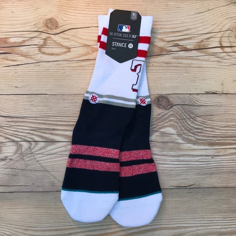 Stance MLB Texas Rangers Youth Crew Socks Kids Size 2-5.5 Cover