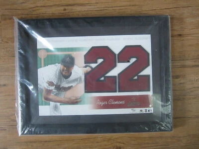 Camiseta Roger Clemens Upper Deck Collection Houston Astros Enmarcada Número 41/100 Foto 1 de 4