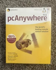 Symantec pcAnywhere 11.5 Windows & Linux Sealed Box Remote PC Host Software A73 - Picture 1 of 2