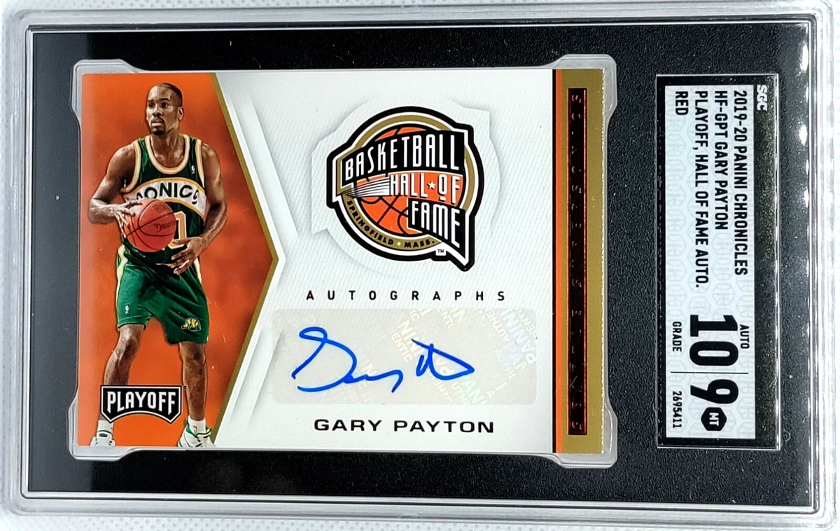 Gary Payton 10 Graded Basketball Sports Trading Cards