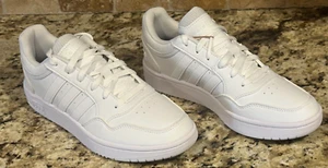 Adidas White Hoops 3.0 Women's Lifestyle Shoes GW3036 Size 8.5 - Picture 1 of 7