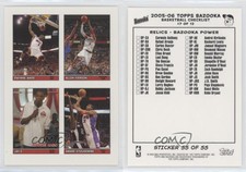 2005-06 Bazooka 4-on-1 Stickers Dwyane Wade Allen Iverson Jay-Z Amare Stoudemire