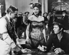 Dakota Lil Marie Windsor Rod Cameron at card table in saloon 8x10 photo