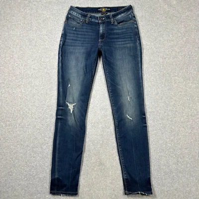 Lucky Brand Sasha Super Skinny Jeans Women's Size 2/26 (26Wx29L) Distressed - Image 1 of 4