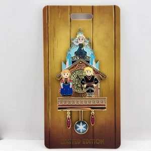 D23 Expo 2024 Disney MOG Pin Cuckoo Clock Frozen Anna Elsa Kristoff LE 400 - Picture 1 of 2