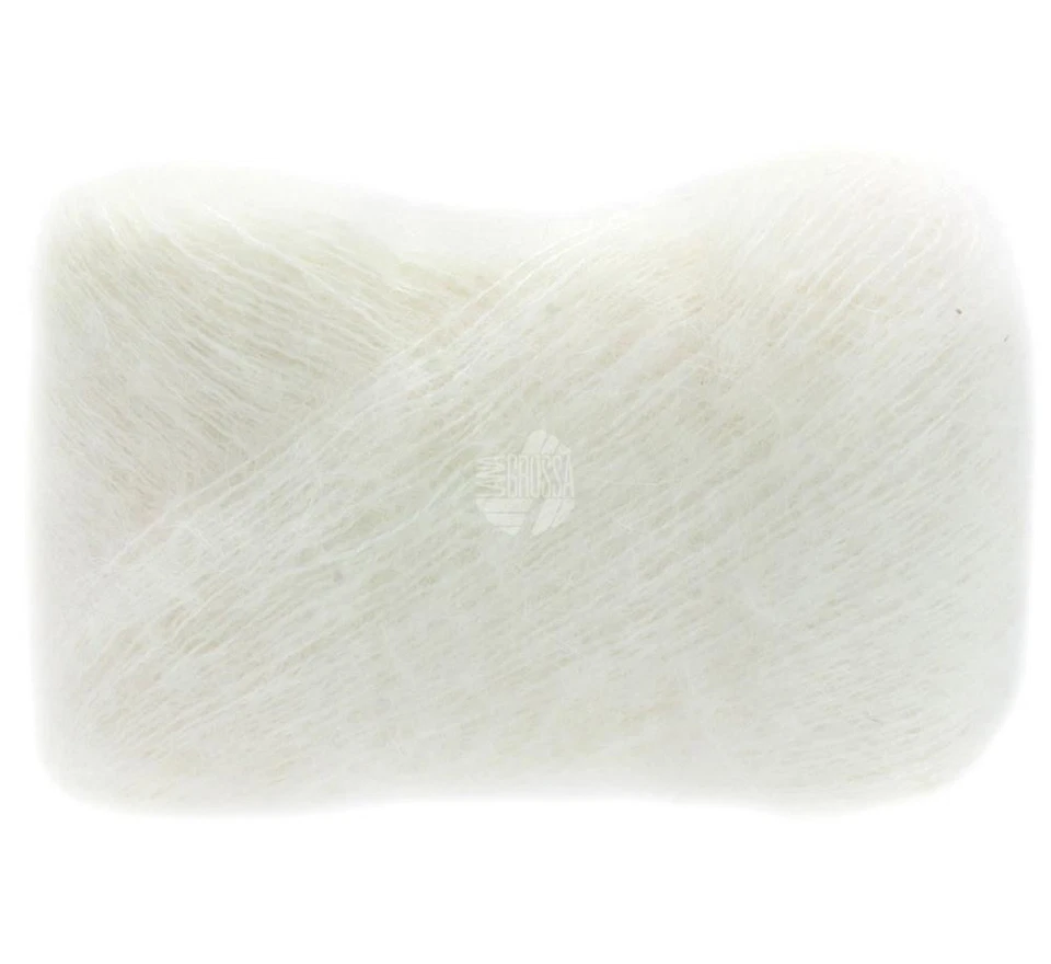 Wolle Kreativ! Lana Grossa - Setasuri - Fb. 1 weiß 25 g - Bild 1 von 1