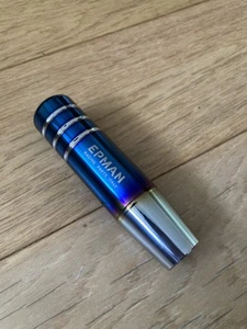 Burnt Blue Chrome Style Gear Knob Shifter 5 6 Speed Reverse Universal UK SELLER! - Picture 1 of 4