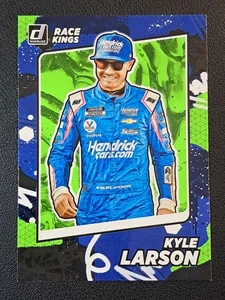 Kyle Larson Lime Green Race Kings 2022 Panini Donruss #20 Nascar Card - Bild 1 von 2