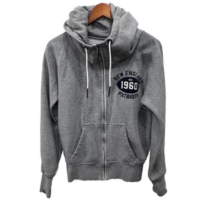 Sudadera con capucha para mujer New England Patriots pequeña cremallera completa NFL por Nike logotipo bordado - Imagen 1 de 12