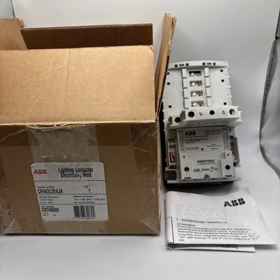 ABB CR463L20AJA Lighting Contactor Electrically Held 30A 2-Pole 120V - Image 1 of 4