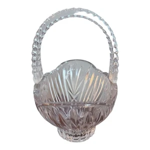 Princess House 24% Lead Crystal Basket Candy Dish Vintage 1980s Made In Germany - Picture 1 of 5
