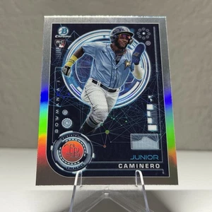2024 Bowman Chrome Junior Caminero #BAI-20 RC Bowman AI Inserto - Raggi ROOKIE - Foto 1 di 2