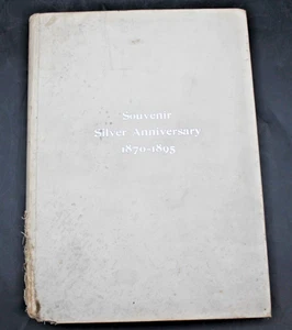 Rare 1870-1895 CALVARY BAPTIST CHURCH NY Souvenir Silver Anniverary HC Book Rev. - Picture 1 of 10